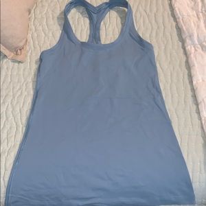 blue lululemon tank